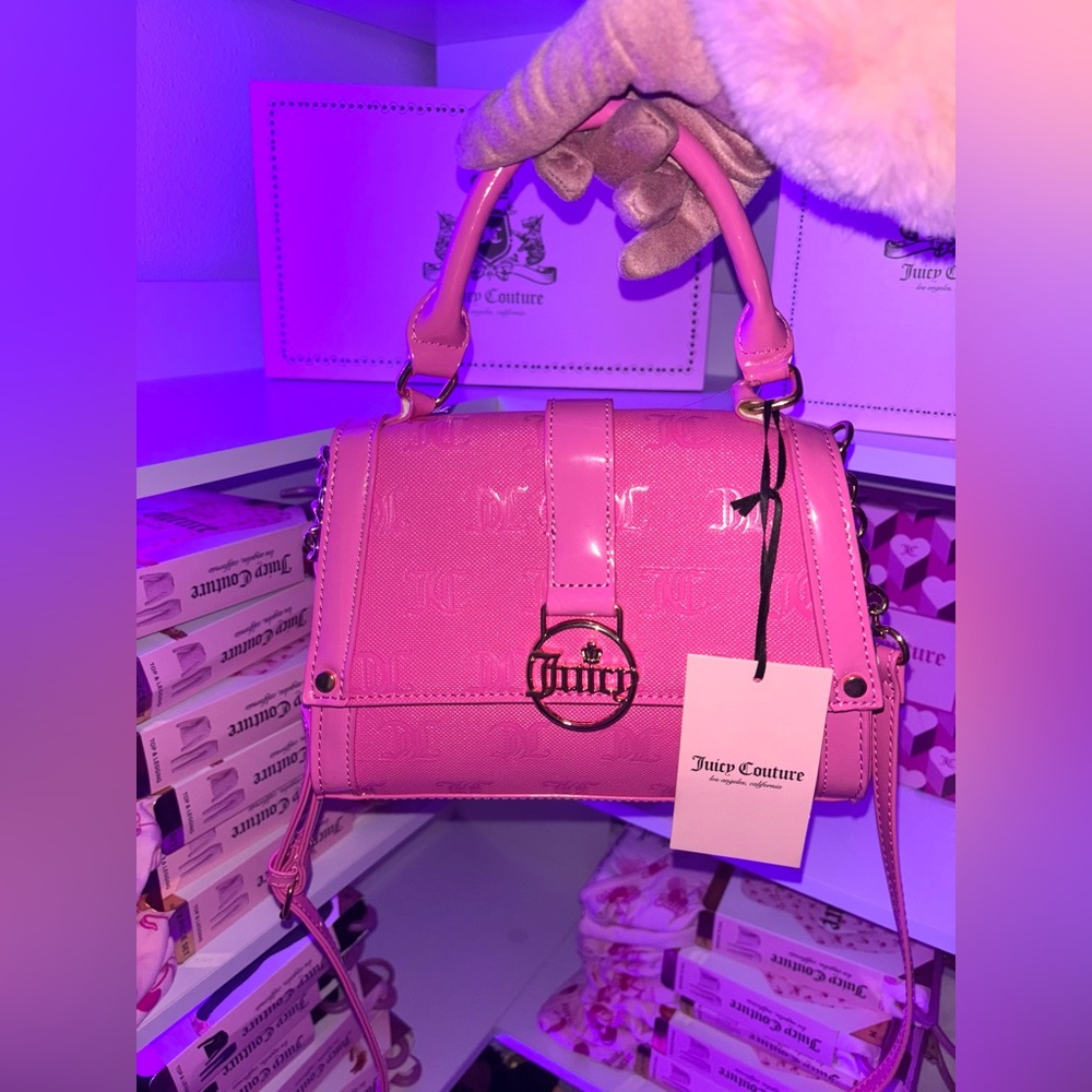💖Juicy Couture Vibrant Pink Crossbody Bag